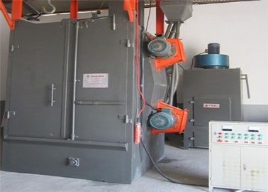 Small Steel Shot Blasting Machine 25T/H Lifting Capacity With Rubber Belt
