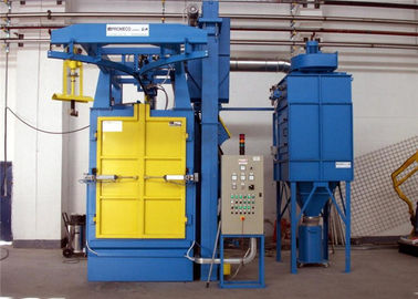 Small Steel Shot Blasting Machine 25T/H Lifting Capacity With Rubber Belt